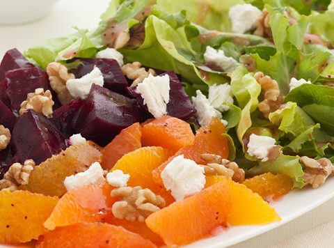 Beet and Toasted Walnut Salad