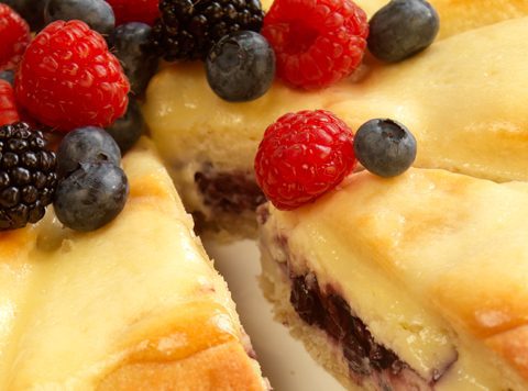 Berry Cream Cheese Coffee Cake