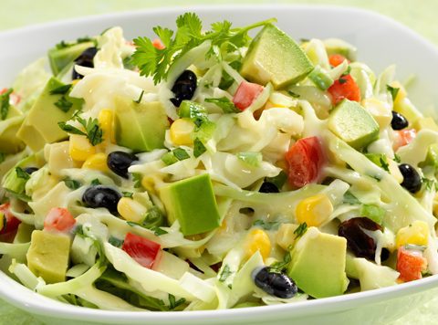 Corn and Cabbage Salad