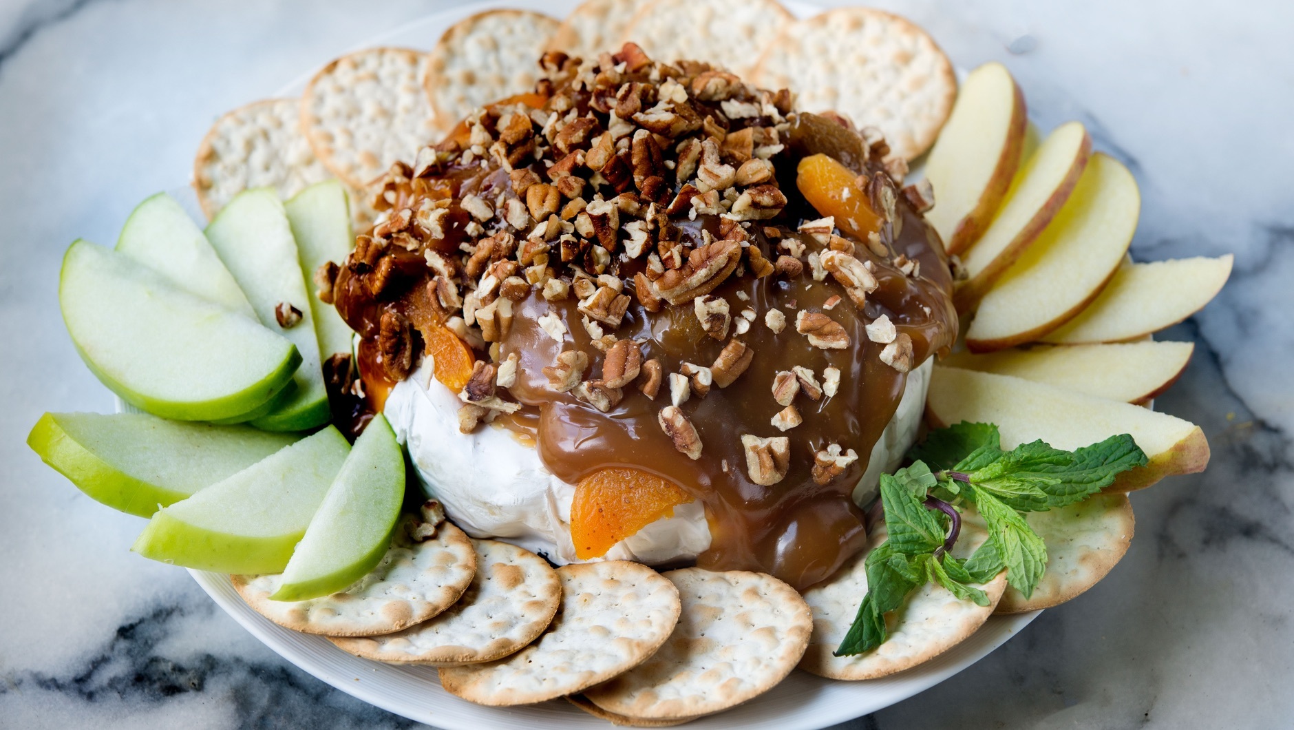 Fruited Caramel Brie Appetizer Recipe What's for Dinner