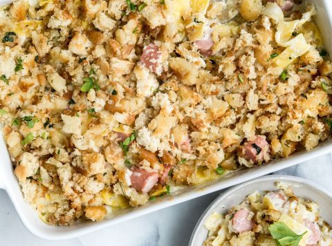 Hot Dog Noodle Casserole