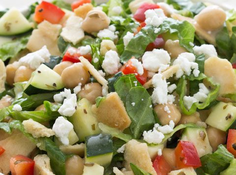 Mediterranean Lemon Crunch Salad
