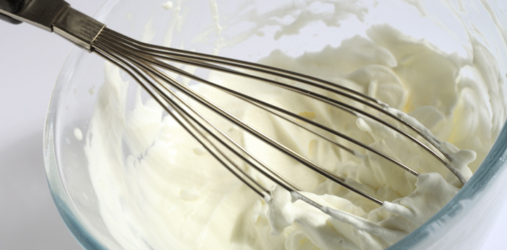 Making whipped cream