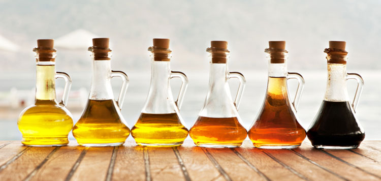 Various cooking oils