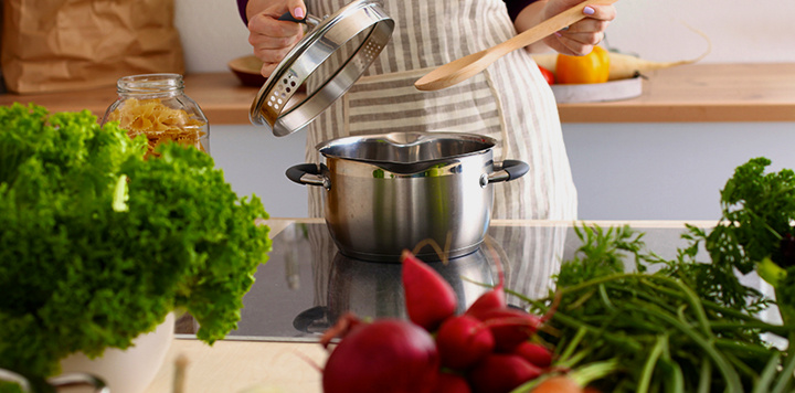 Preparing pot for produce