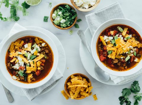 Taco Soup with Ground Beef