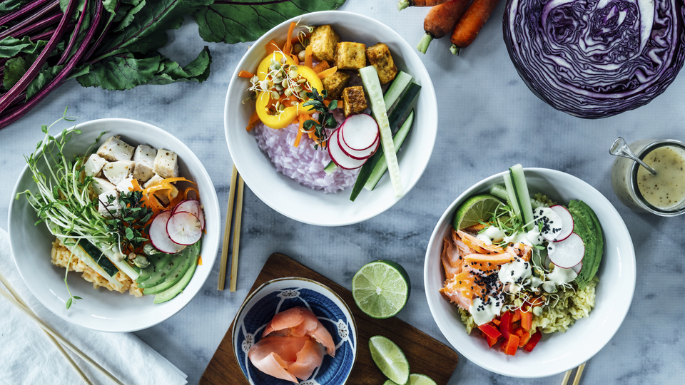 How to Make Rainbow Rice Bowls